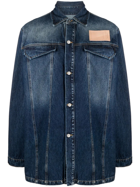  A-cold-wall* Denim Overshirt - Blue 