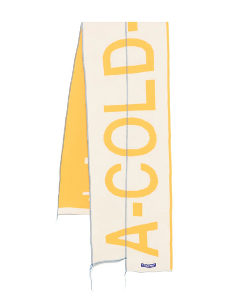  A-cold-wall* Fracture Scarf - Yellow 