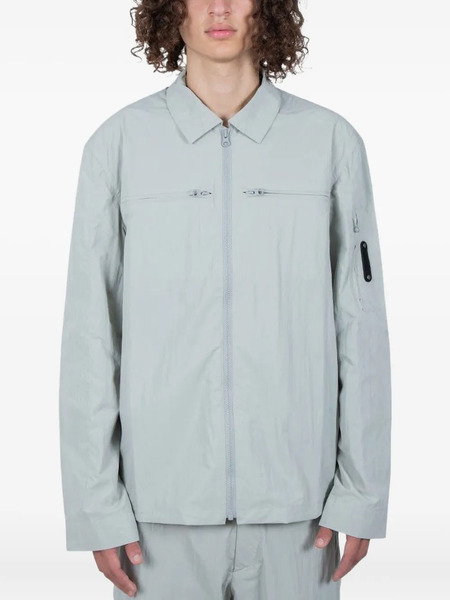  A-cold-wall* Gaussian Zip-fastening Overshirt - Grey 