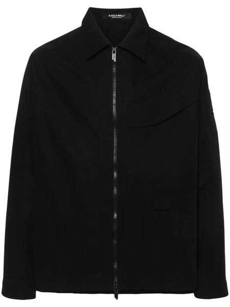  A-cold-wall* Logo-embroidered Ripstop Overshirt - Black 