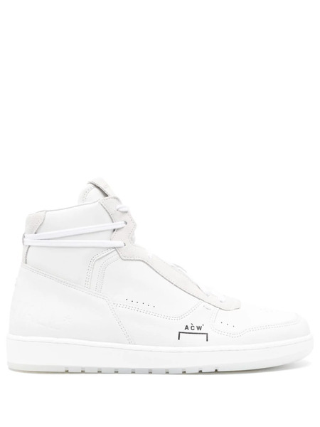  A-cold-wall* Luol High-top Leather Sneakers - White 