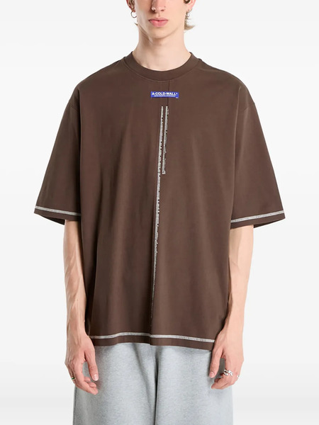  A-cold-wall* Night Shift T-shirt - Brown 