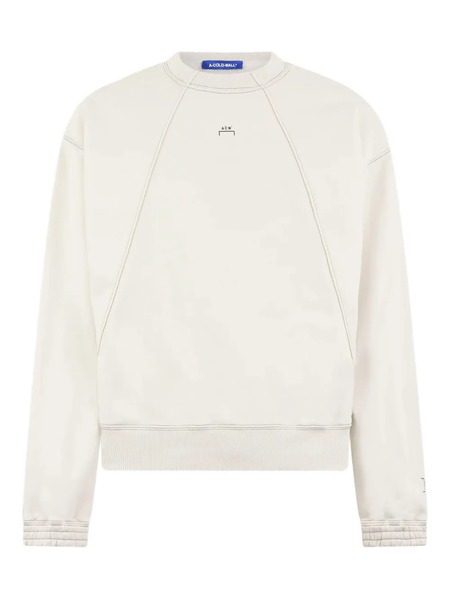  A-cold-wall* Panelled Cotton Sweatshirt - White 