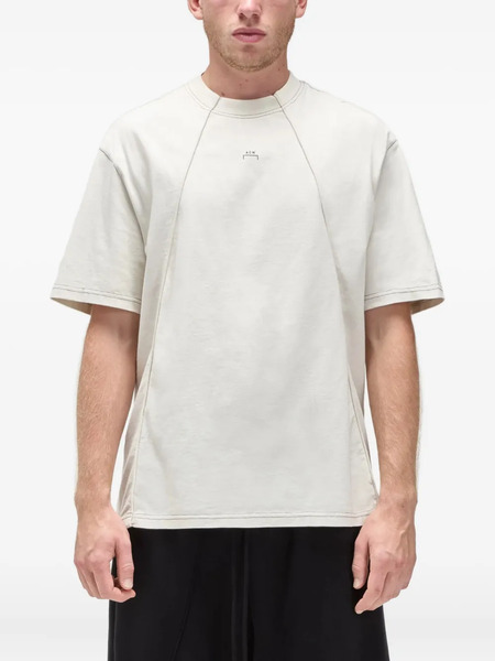  A-cold-wall* Panelled Short-sleeve T-shirt - Neutrals 