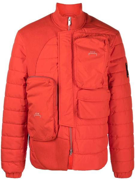  A-cold-wall* Zip-pocket Padded Jacket - Orange 