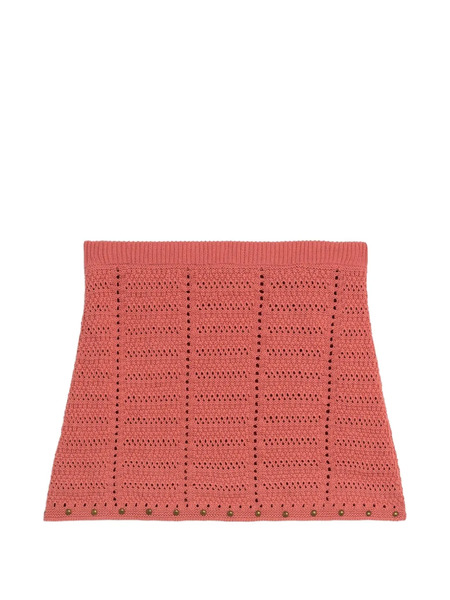  A Paper Kid Knitted Skirt - Red 