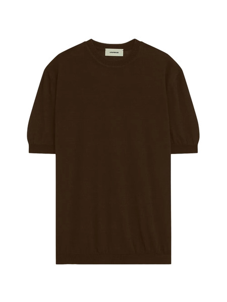  A Paper Kid Knitted T-shirt - Brown 