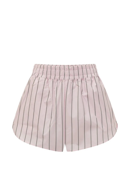  A Paper Kid Striped Shorts - Pink 