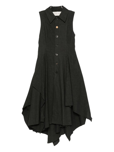  A Tentative Atelier Asymmetric Midi Dress - Black 