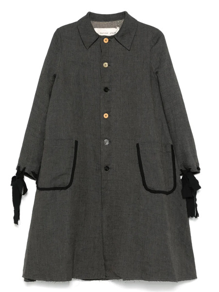  A Tentative Atelier Single-breasted Trench Coat - Grey 