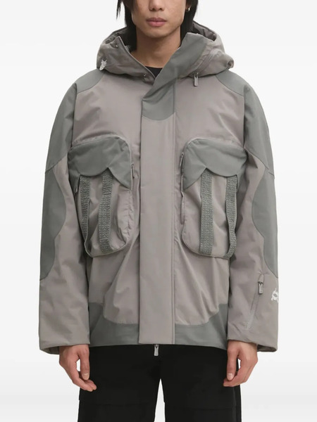  A.a. Spectrum Dadao Hooded Padded Jacket - Grey 