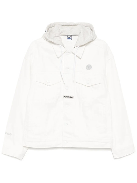  Aape By *a Bathing Ape® Aapenow Denim Jacket - White 