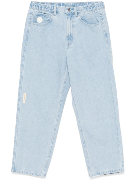  Aape By *a Bathing Ape® Aapenow Moonface-logo Jeans - Blue 