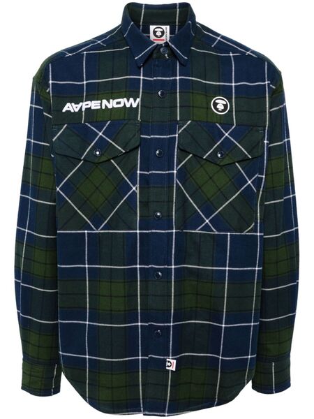  Aape By *a Bathing Ape® Aapenow Shirt - Blue 