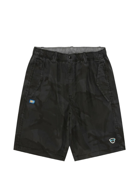  Aape By *a Bathing Ape® Camouflage Logo-patch Shorts - Black 