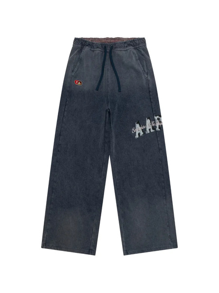  Aape By *a Bathing Ape® Drawstring Appliqué Trousers - Blue 