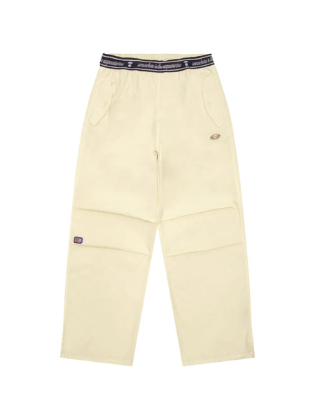  Aape By *a Bathing Ape® Elastic-waistband Logo Trousers - Neutrals 