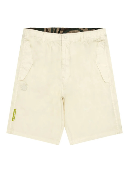  Aape By *a Bathing Ape® Embroidered-patch Shorts - Neutrals 
