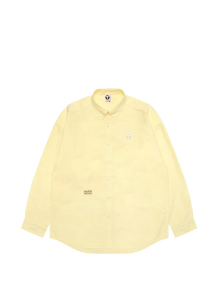  Aape By *a Bathing Ape® Embroidery Shirt - Yellow 