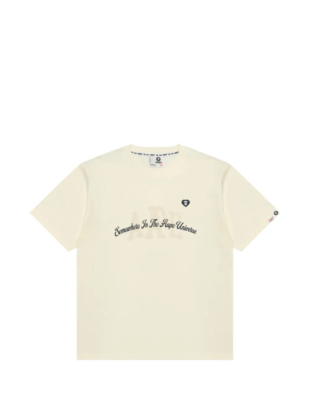  Aape By *a Bathing Ape® Graphic Crew-neck T-shirt - Neutrals 
