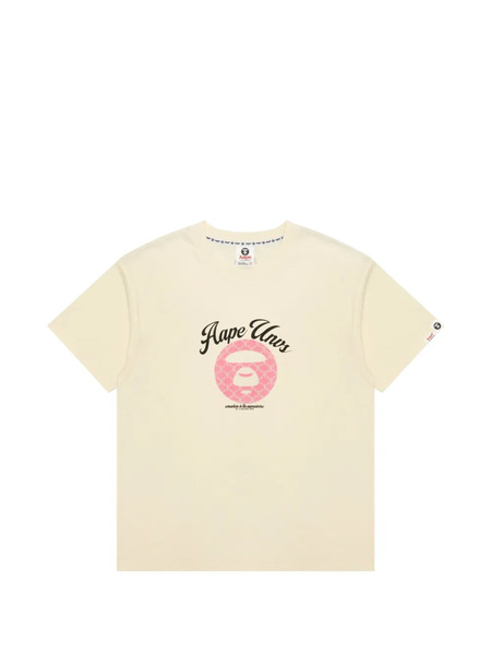  Aape By *a Bathing Ape® Graphic-print Crew-neck T-shirt - Neutrals 