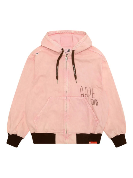  Aape By *a Bathing Ape® Hooded Zip Jacket - Pink 