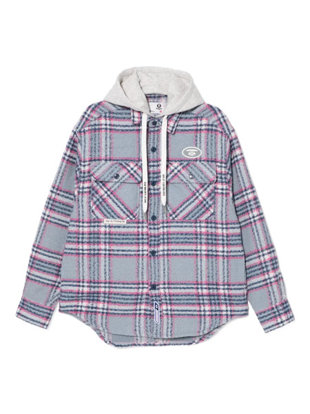  Aape By *a Bathing Ape® Logo-embroidered Jacket - Grey 