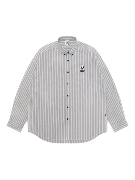  Aape By *a Bathing Ape® Logo-embroidered Shirt - Neutrals 