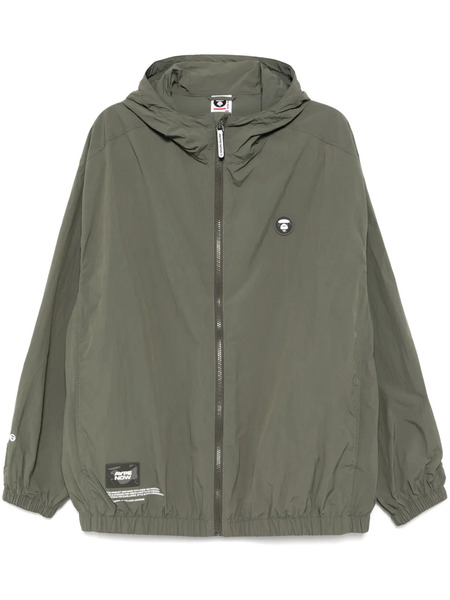  Aape By *a Bathing Ape® Logo Hooded Jacket - Green 