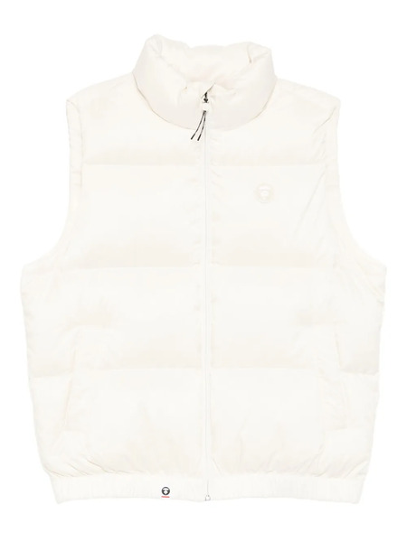  Aape By *a Bathing Ape® Logo-patch Gilet - Neutrals 