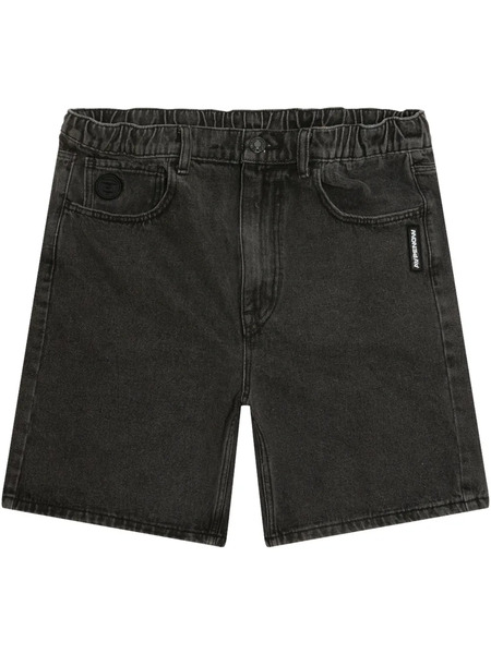  Aape By *a Bathing Ape® Logo-patch Shorts - Black 