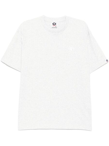  Aape By *a Bathing Ape® Logo-patch T-shirt - Grey 