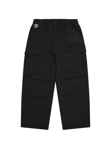  Aape By *a Bathing Ape® Logo-patch Trousers - Black 