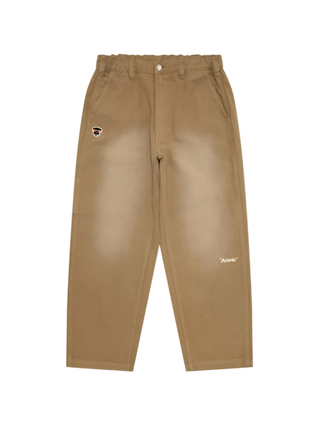  Aape By *a Bathing Ape® Logo-patch Trousers - Neutrals 