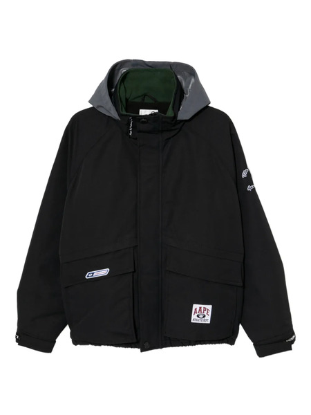  Aape By *a Bathing Ape® Logo-patched Jacket - Black 