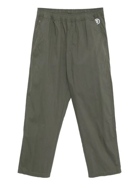  Aape By *a Bathing Ape® Logo-plaque Trousers - Green 