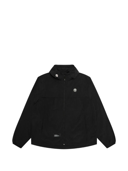  Aape By *a Bathing Ape® Logo-print Hooded Jacket - Black 