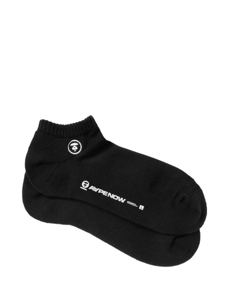  Aape By *a Bathing Ape® Logo Socks - Black 