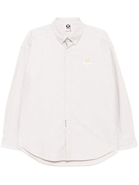  Aape By *a Bathing Ape® Long Sleeves Shirt - Neutrals 