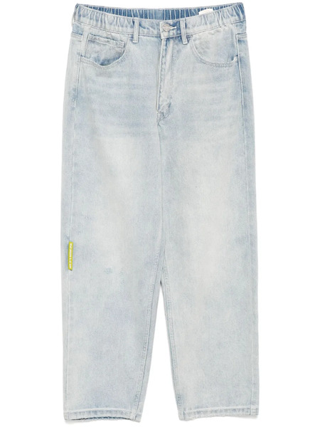  Aape By *a Bathing Ape® Moonface-logo Jeans - Blue 
