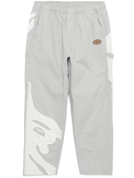  Aape By *a Bathing Ape® Moonface-logo Jeans - Grey 