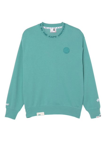  Aape By *a Bathing Ape® Moonface Sweatshirt - Blue 