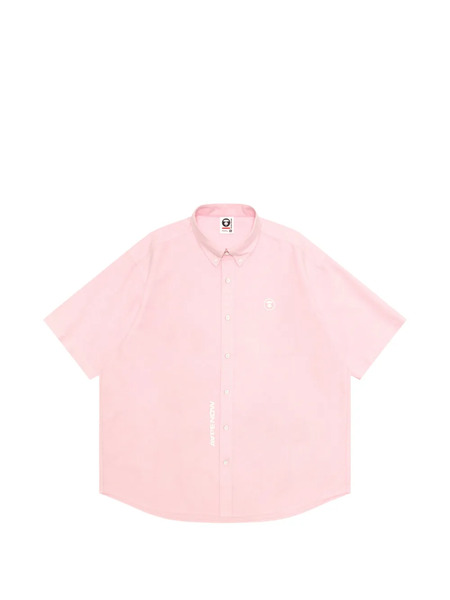  Aape By *a Bathing Ape® Short-sleeved Shirt - Pink 