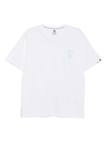  Aape By *a Bathing Ape® Short-sleeved T-shirt - White 