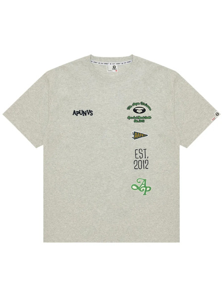  Aape By *a Bathing Ape® Text-print T-shirt - Grey 