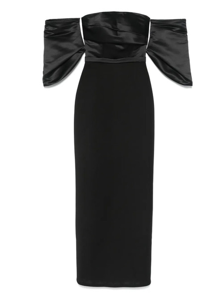  Aavva Off-shoulder Gown - Black 