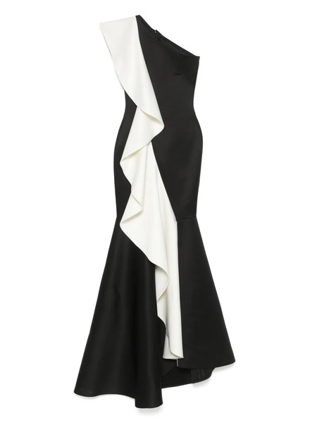  Aavva One-shoulder Mermaid Gown - Black 