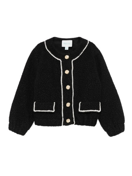  Abel & Lula Button-down Cardigan - Black 