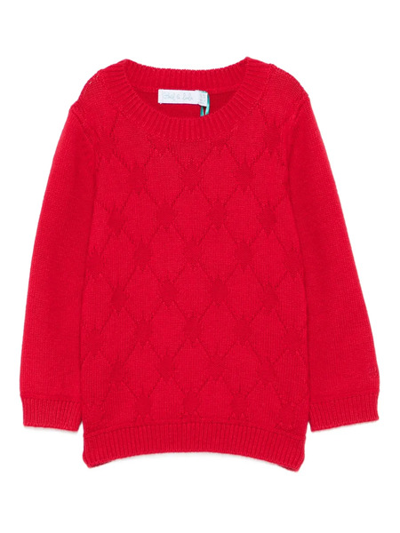  Abel & Lula Diamond-effect Sweater - Red 
