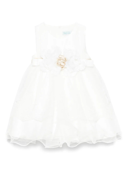  Abel & Lula Embroidered Tulle Dress - White 